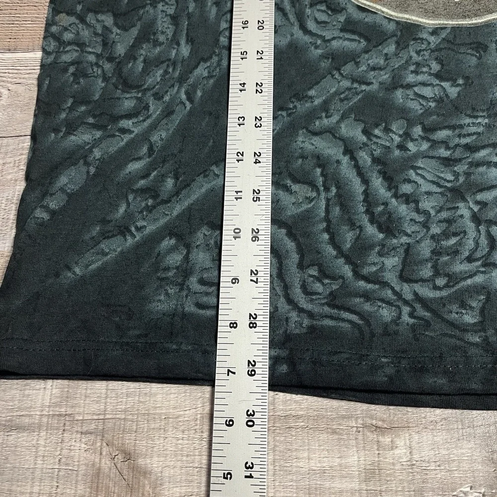 Scooby Doo Shirt Size Large Black Vintage 90s Tie Dye Dragon Monster Scary